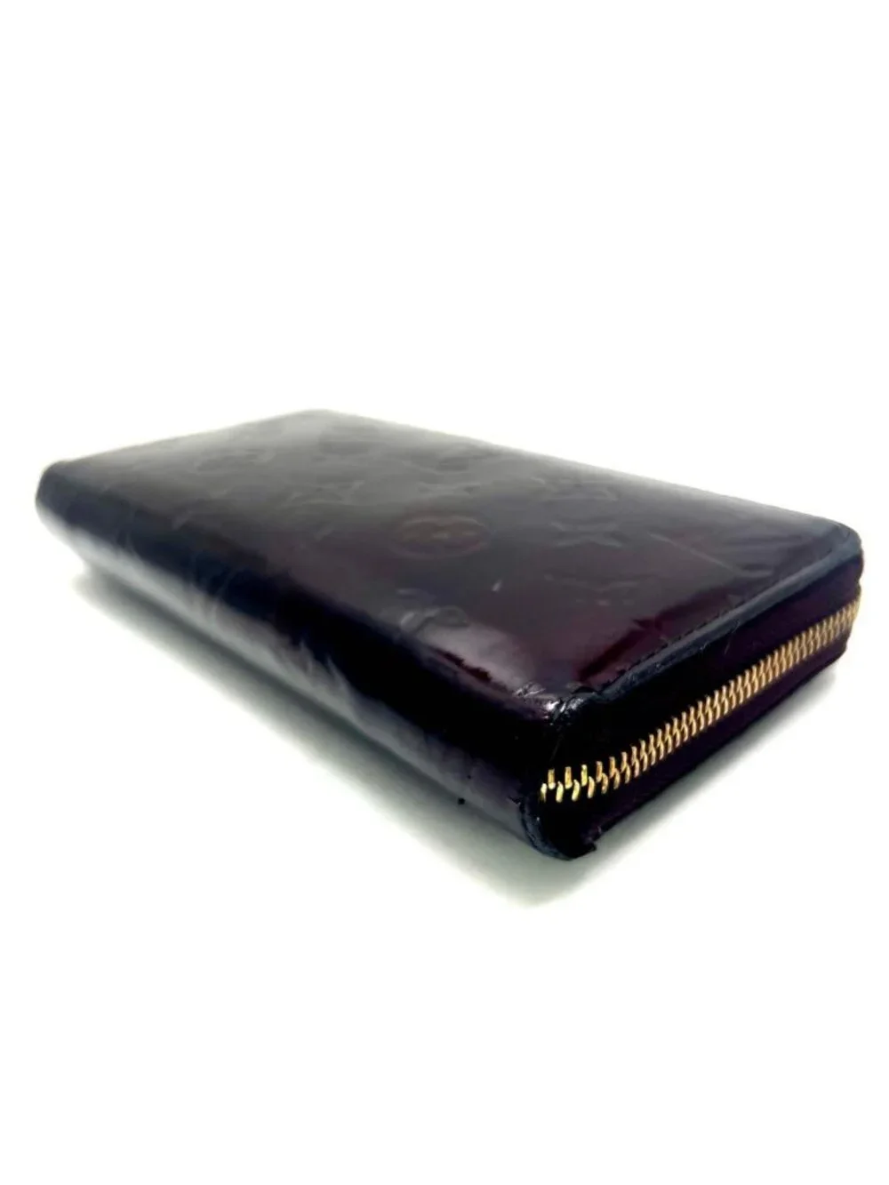 Louis Vuitton Vernis Amaranto Zippy Wallet Monogram